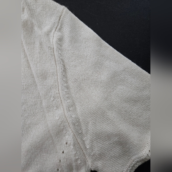 TSE Cashmere/Silk V Neck Pullover - Ivory - Size XL - NWT - Picture 3 of 7